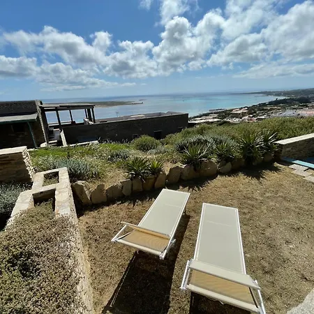 펜션 Casa Capo Falcone - Terraced House With Wonderful Sea View - 스틴티노